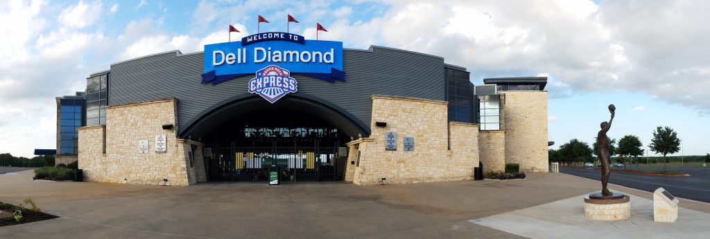 Front gate at Dell Diamond