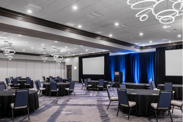 Austin Marriott North – Conference Center with chairs and tables