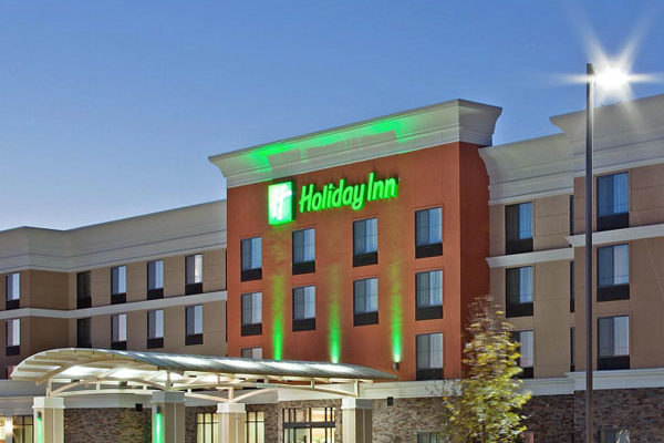 front view of a Holiday Inn hotel