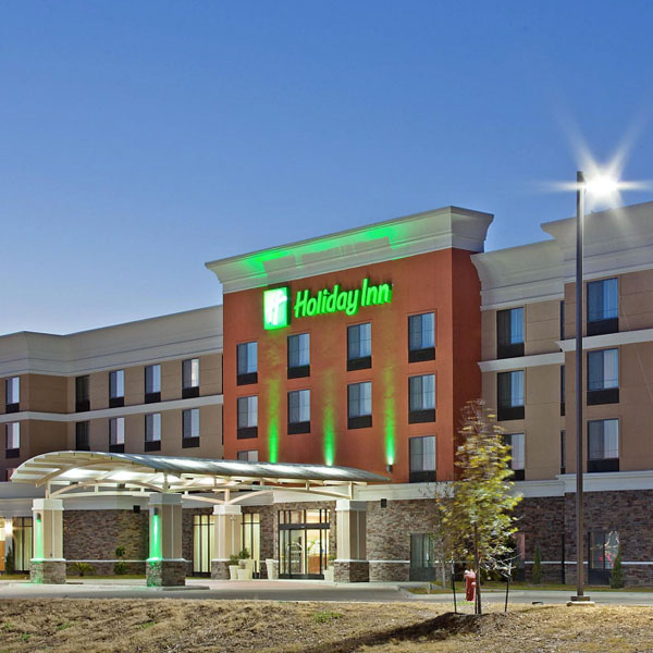 front view of a Holiday Inn hotel