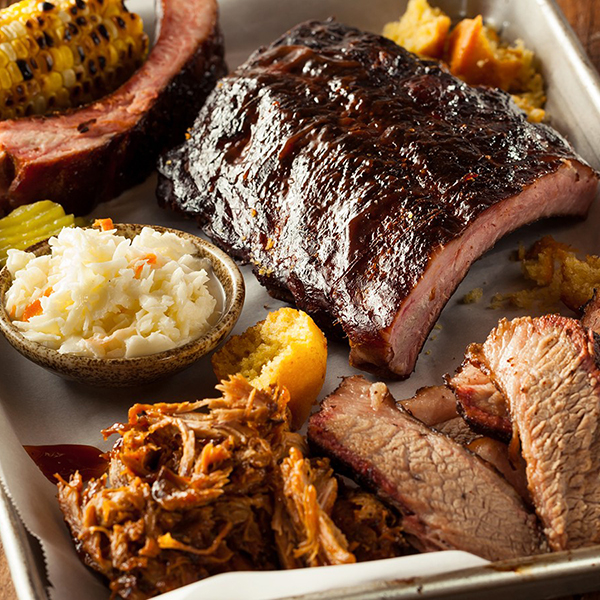 BBQ Ribs, Brisket, Cole Slaw, Corn on the Cobb