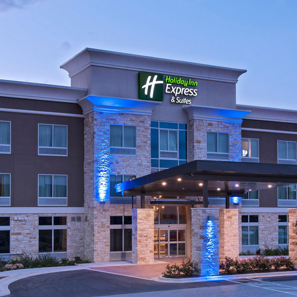 front view of a Holiday Inn Express hotel
