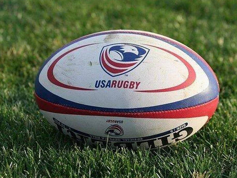 USA Rugby ball in grass