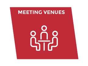 red icon of people meeting