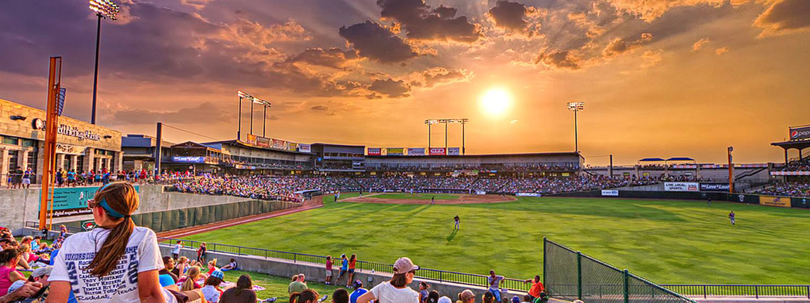 Sunset at the Dell Diamond 