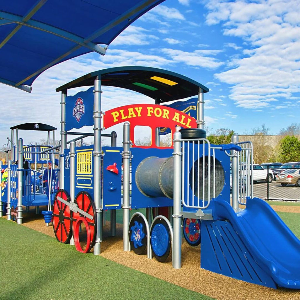 image of a train playground set. 
