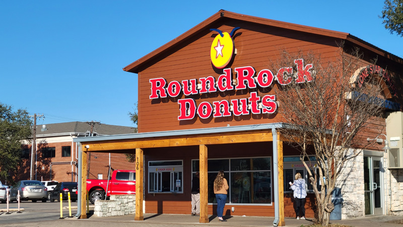 Round Rock Donuts Storefront