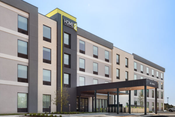 Front exterior view of Home2 Suites