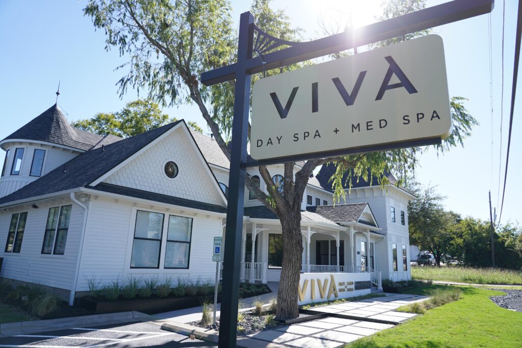 The front of viva spa