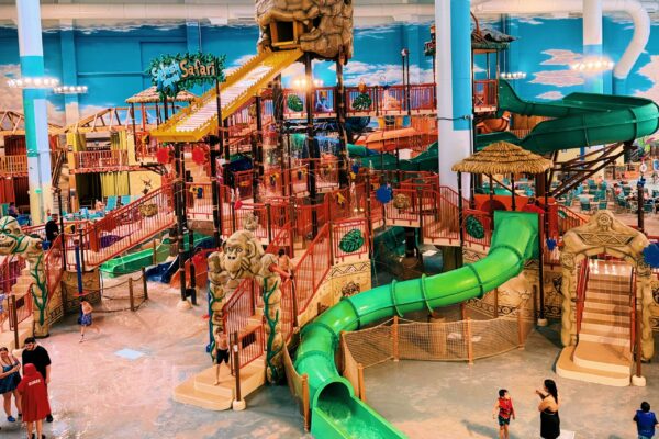 Water playscape at Kalahari Resorts and Conventions